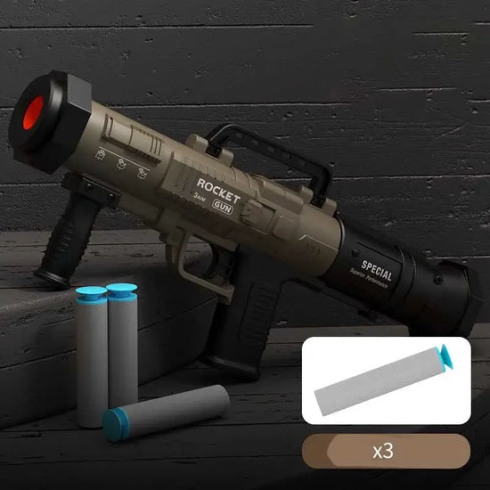 RPG Manual Nerf Bazooka Quick-Load Mechanism