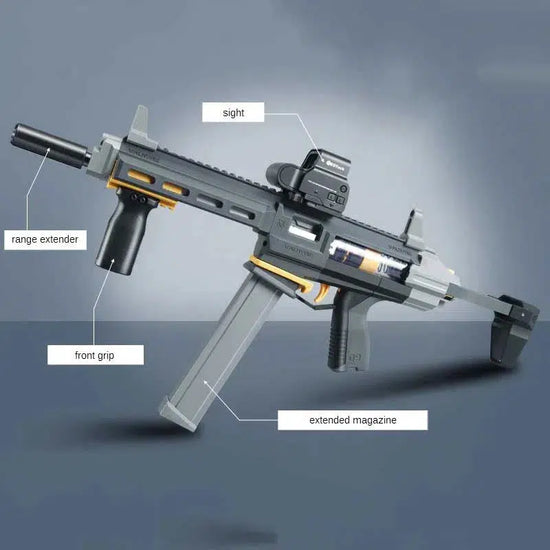 Black Sembylon Valkyrie Manual Nylon Nerf Rifle