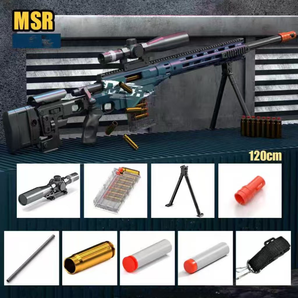 MSR Bolt Action Nerf Sniper With Bipod