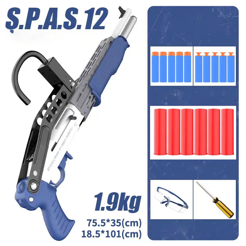 SPAS-12 Gun Single Shot Pump Nerf Shotgun
