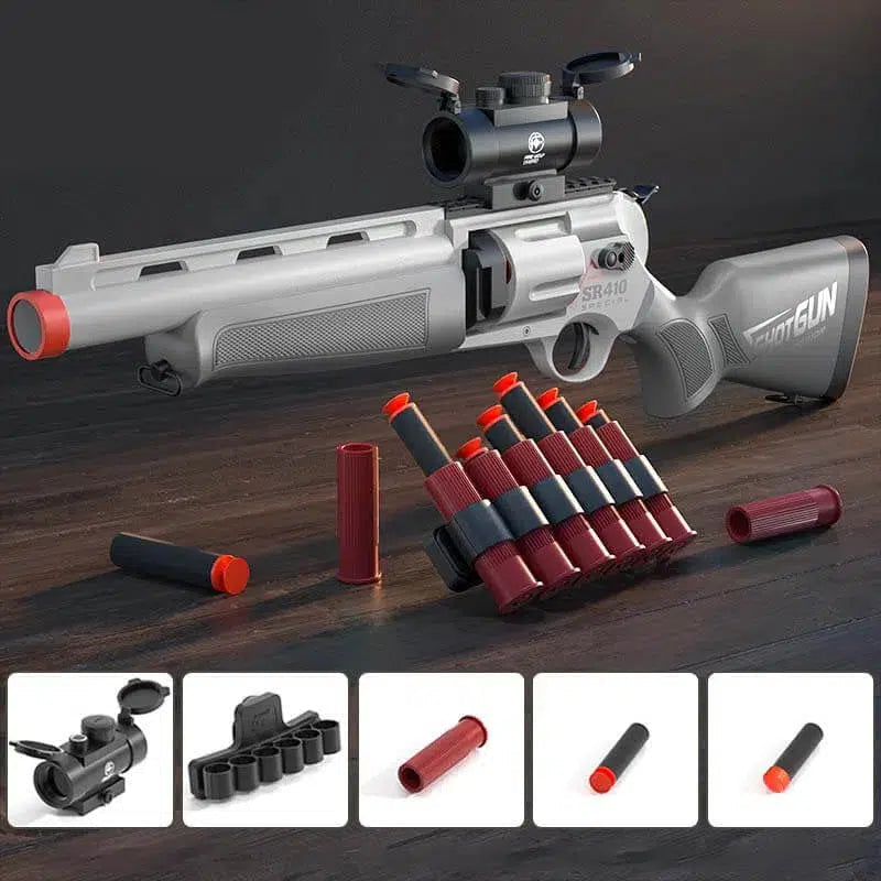 SR-410 Revolver Gun Manual Nerf Shotgun