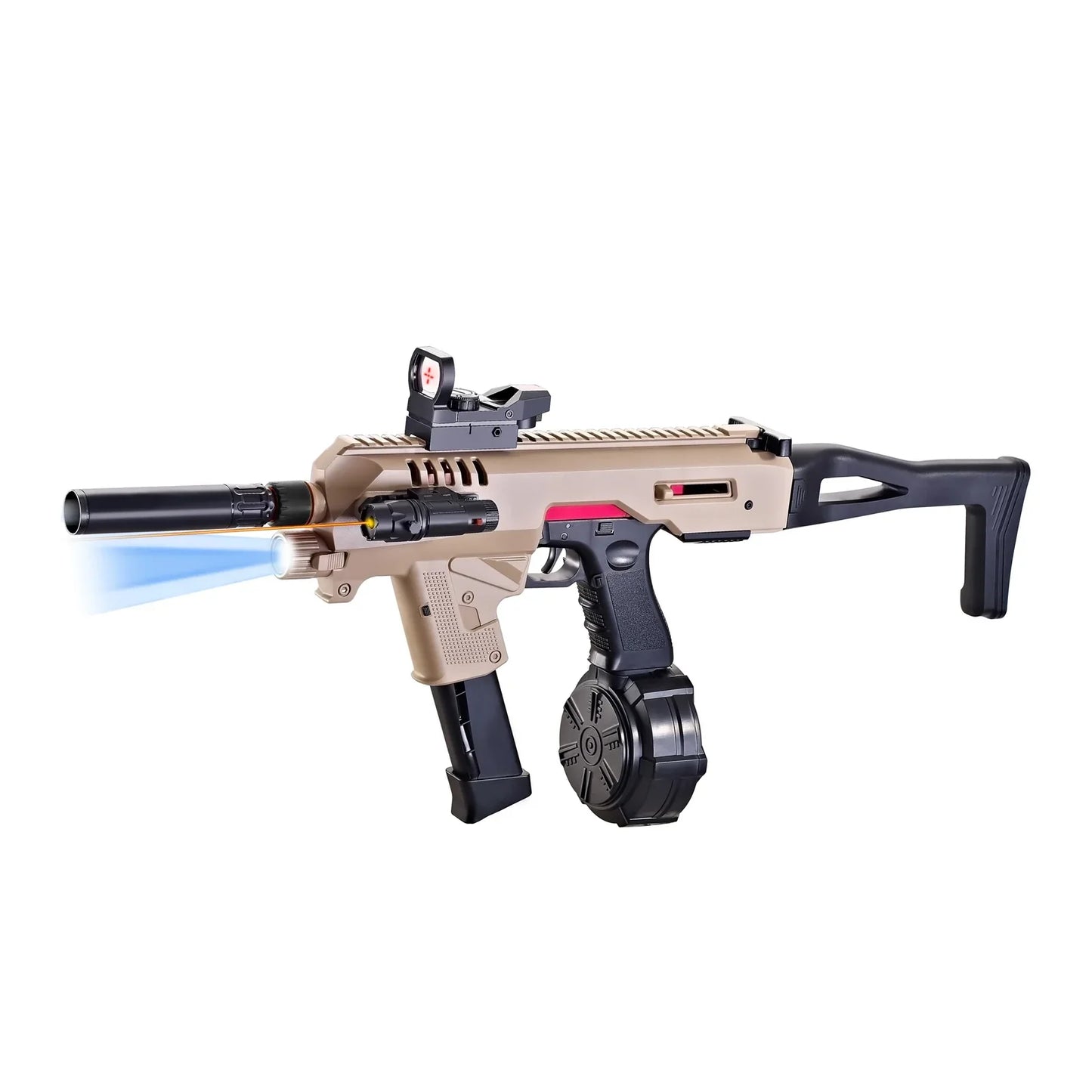 Semi Auto Plastic Gel Blaster Glock Orby Gun
