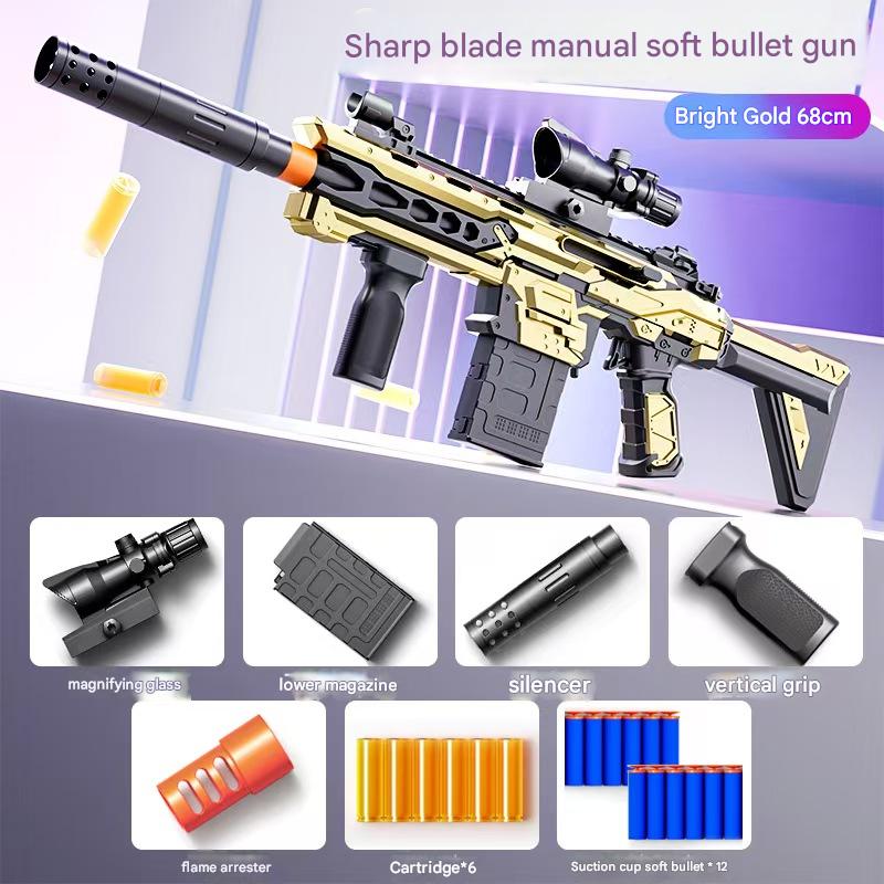 3 Models Sci-Fi Assault Nerf Rifle