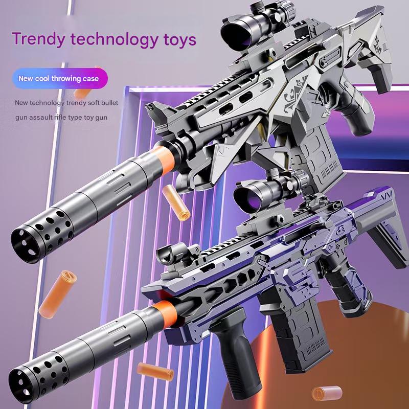 3 Models Sci-Fi Assault Nerf Rifle