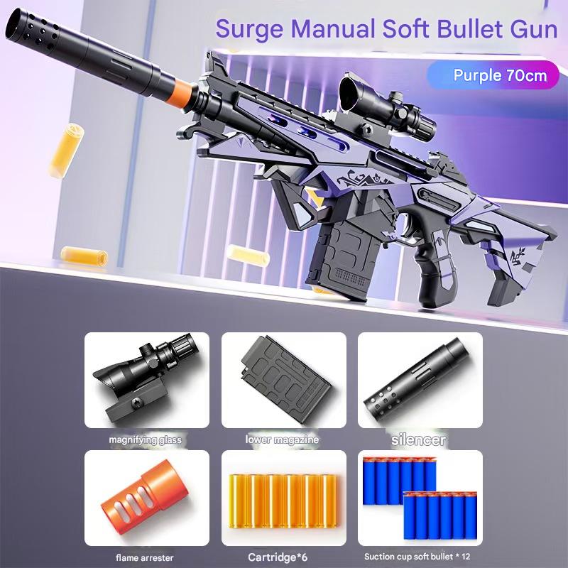 3 Models Sci-Fi Assault Nerf Rifle