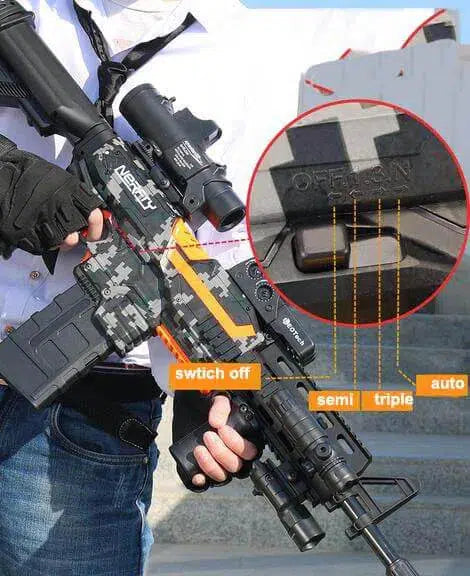Senbolong 3 Versions Available HK416 Rifle Electric Nerf Gun