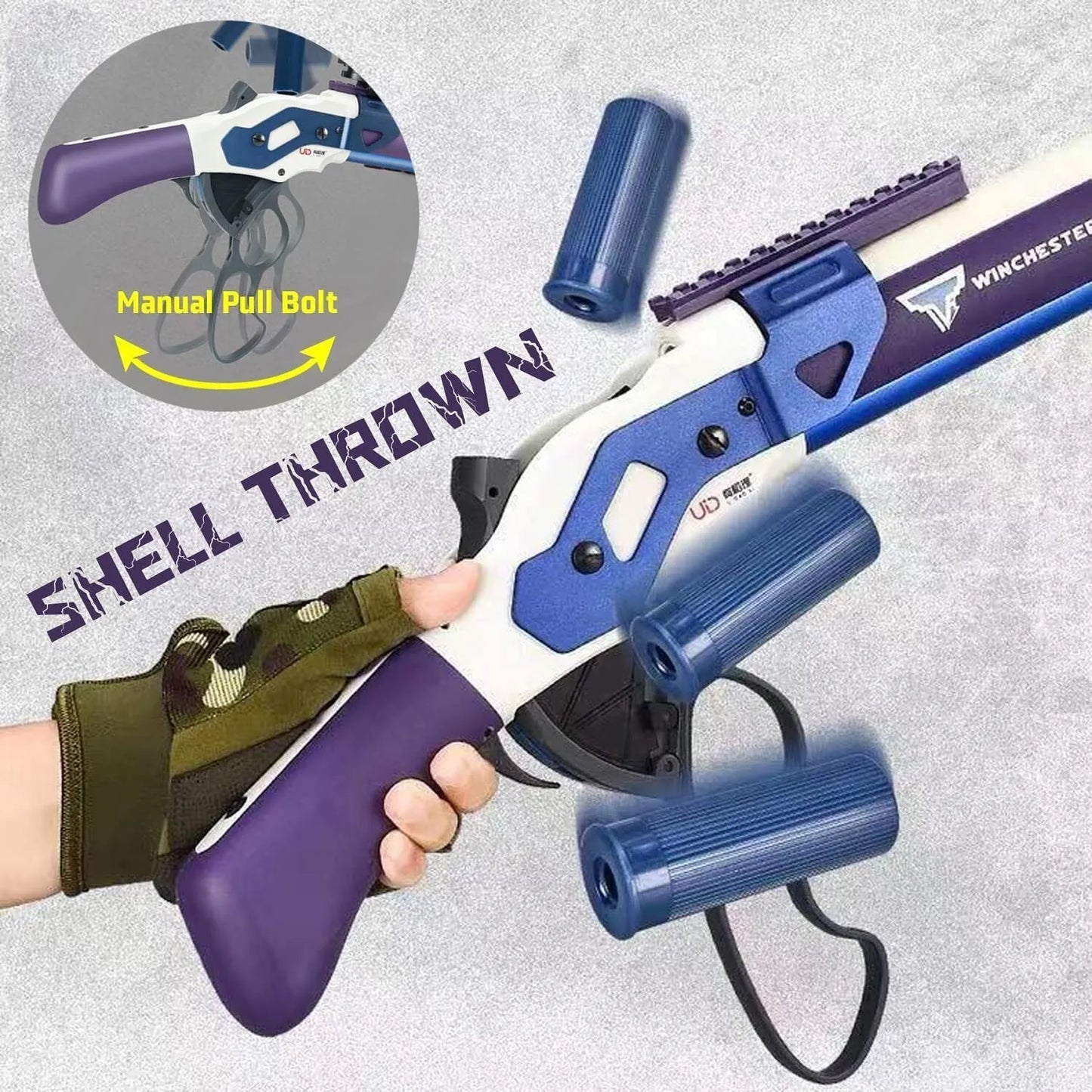 UDL Winchester 1887 Metal Lever Action Nerf Shotgun