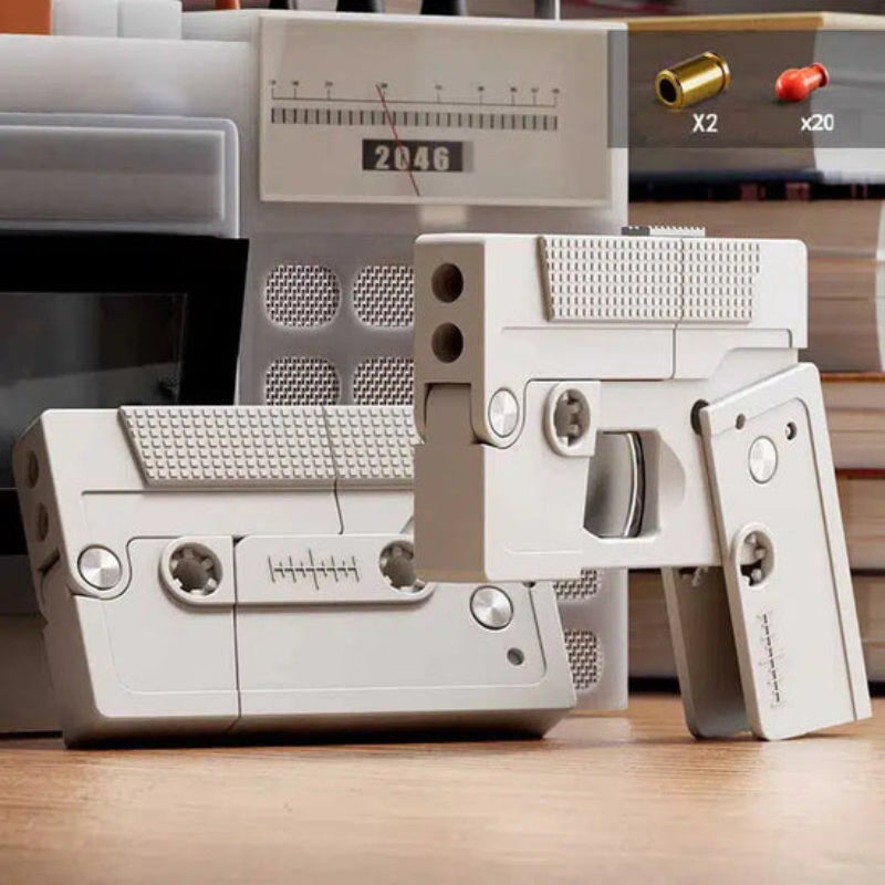 Cassette Tape Folding EDC Fidget Toys Nerf Pistol
