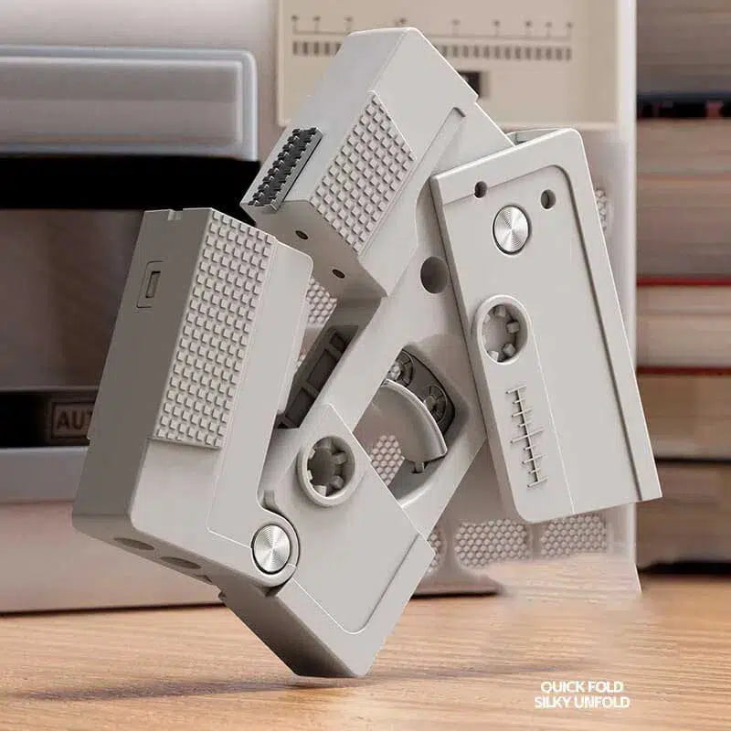 Cassette Tape Folding EDC Fidget Toys Nerf Pistol