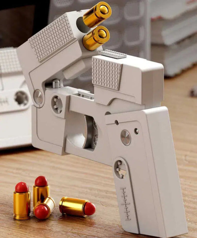 Cassette Tape Folding EDC Fidget Toys Nerf Pistol