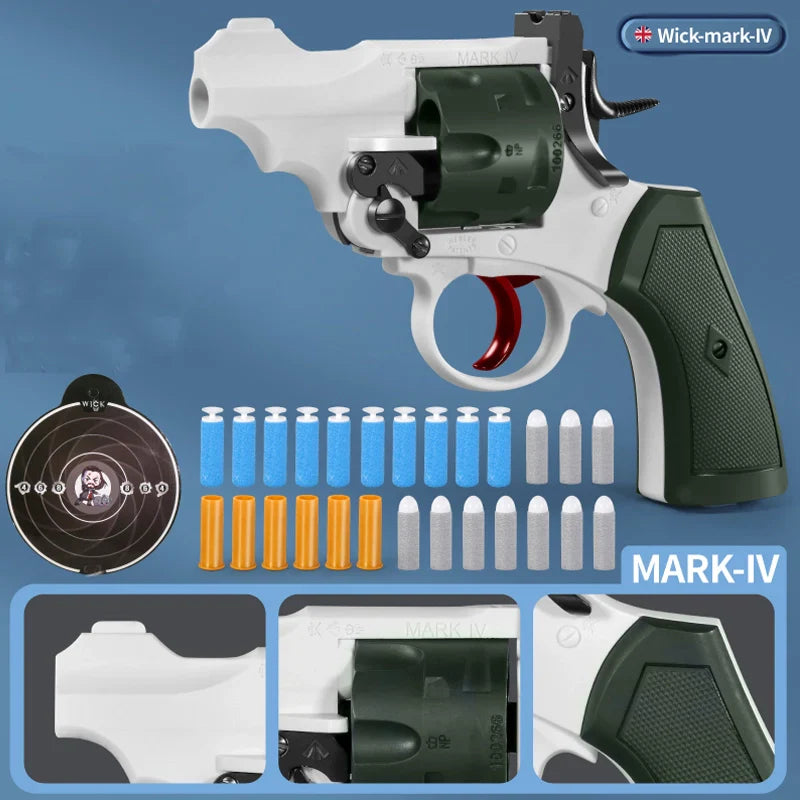 Wick MK4 Break-Action Nerf Revolver