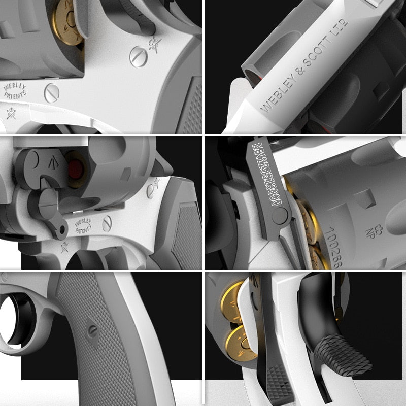 Mid-Fold Shell Throwing Wick Webley Nerf Gun Revolver