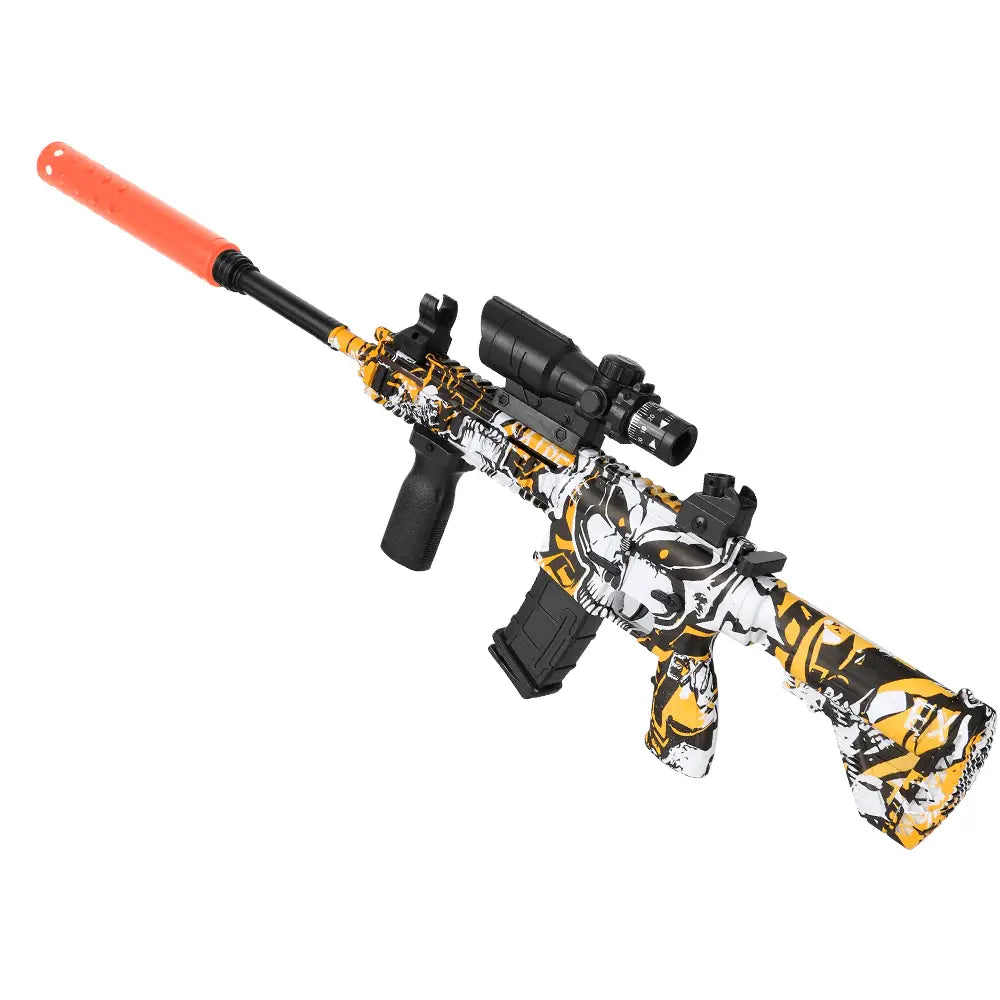 Orange Muzzle Mag-Fed HK416 Gel Blaster