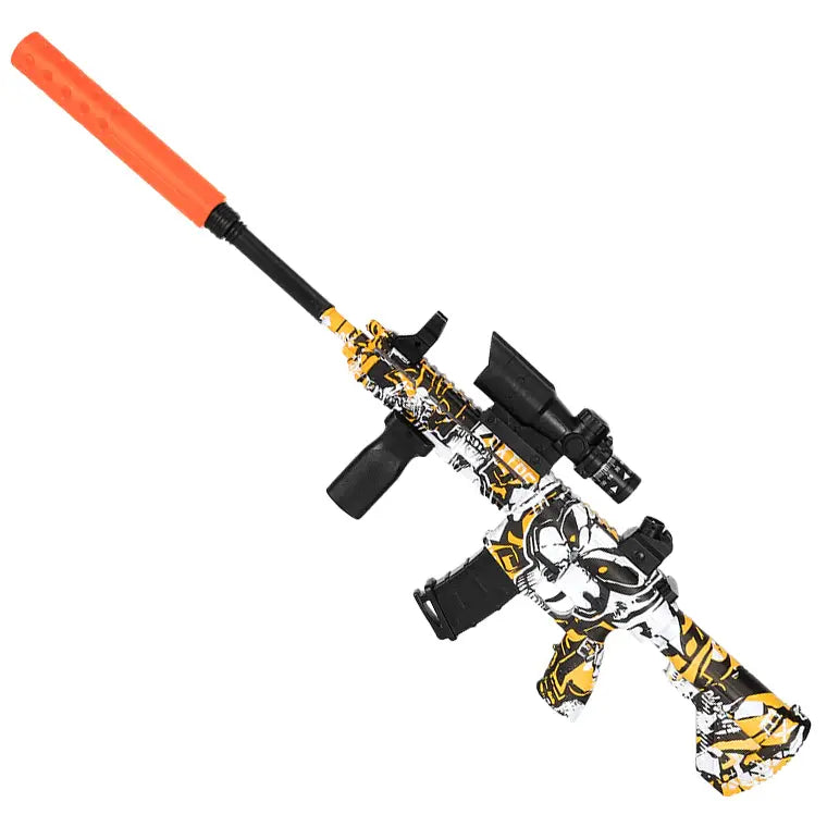 Orange Muzzle Mag-Fed HK416 Gel Blaster