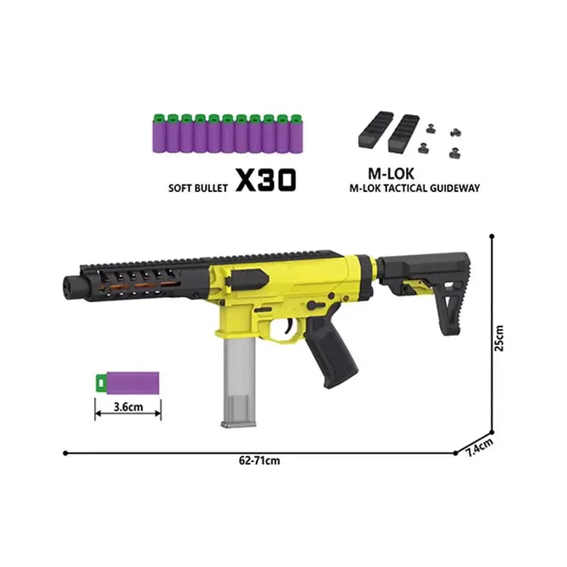 BK1s Blaster Zius Electric Nerf AEG Rifle