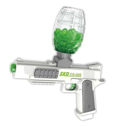 White SKD CS006S M1911 Auto Gel Blaster Pistol