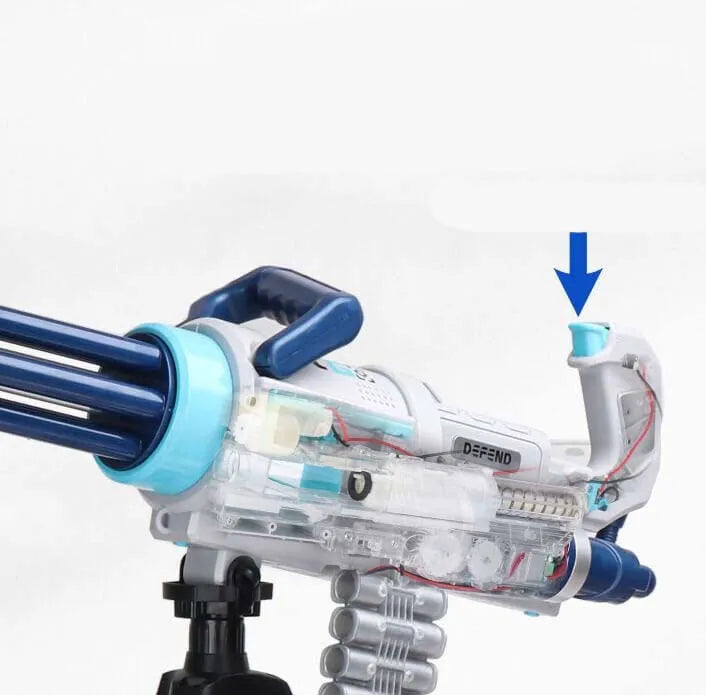 Metal Electric Belt Fed Nerf Gatling Gun