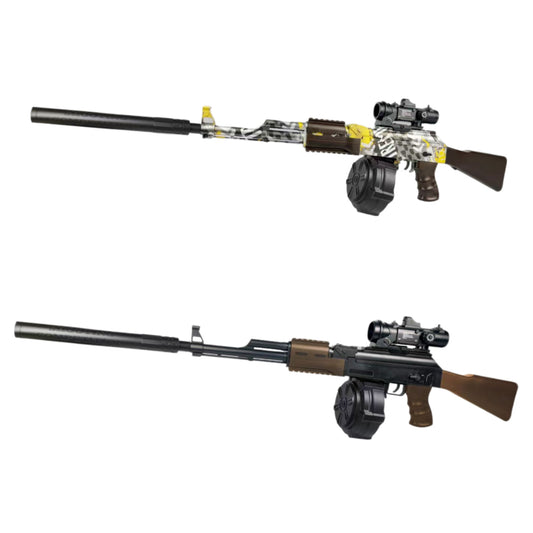 Plastic Drum Mag AK47 Rifle Orbeez Gun