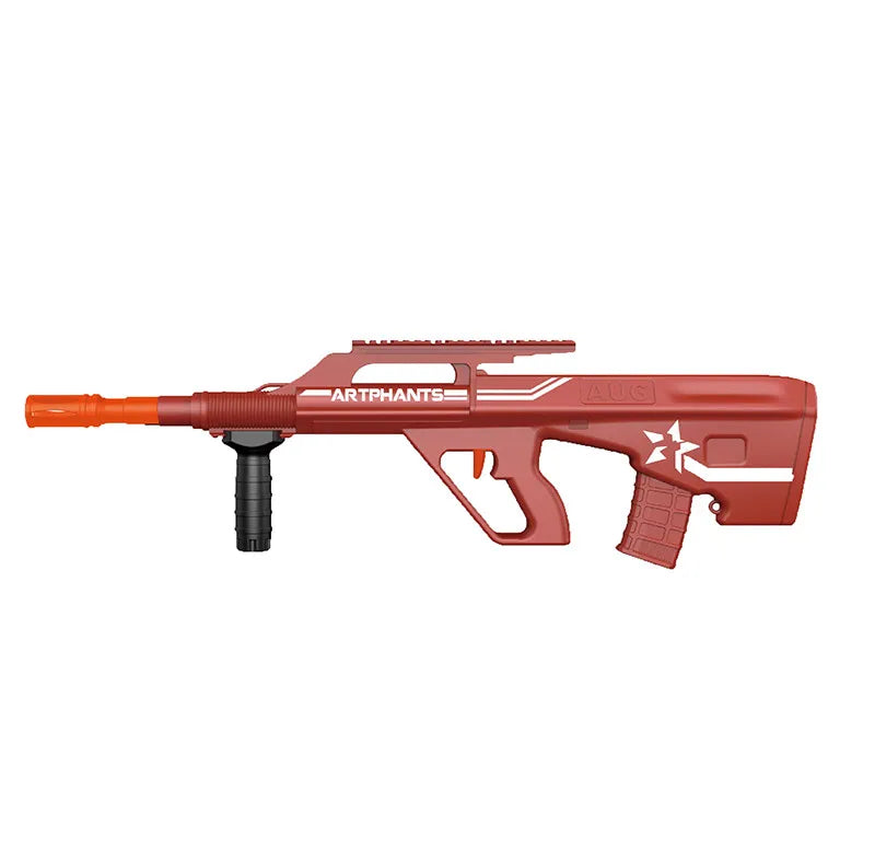 Red AUG Plastic Manual Nerf Rifle