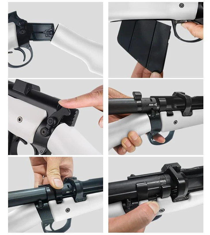 Lee Enfield Sniper White Metal Nerf Gun
