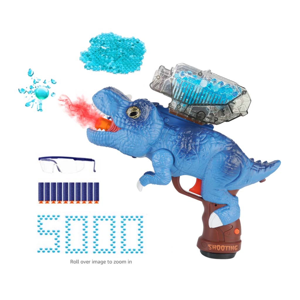 Dinosaur Blaster Water Bead Gun With Spray Lights