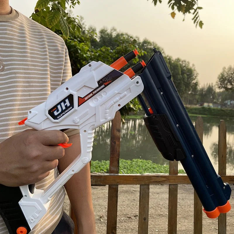 Dark Blue S686 Folding Double Barrel Nerf Shotgun