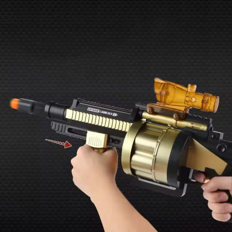 Pump Action Grenade Launcher 6 Rounds Nerf Guns