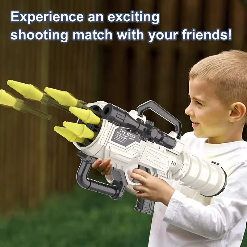 6 Hole With Sound Effects RPG Nerf Gun Rocket Launcher