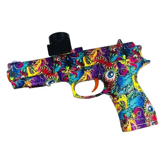 Graffiti Desert Eagle Gel Blaster Pistol With hopper Fed