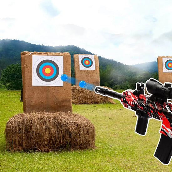 Plastic Graffiti Dual Modes HK416D Orbeez Gun