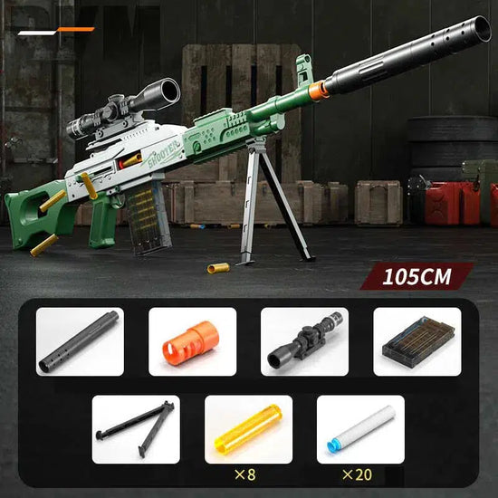 LC PKM Battery Powered Nerf Machine Gun