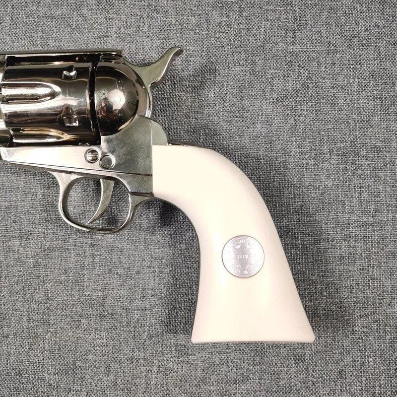 1873 Colt Silver Alloy Nerf Revolver Toy