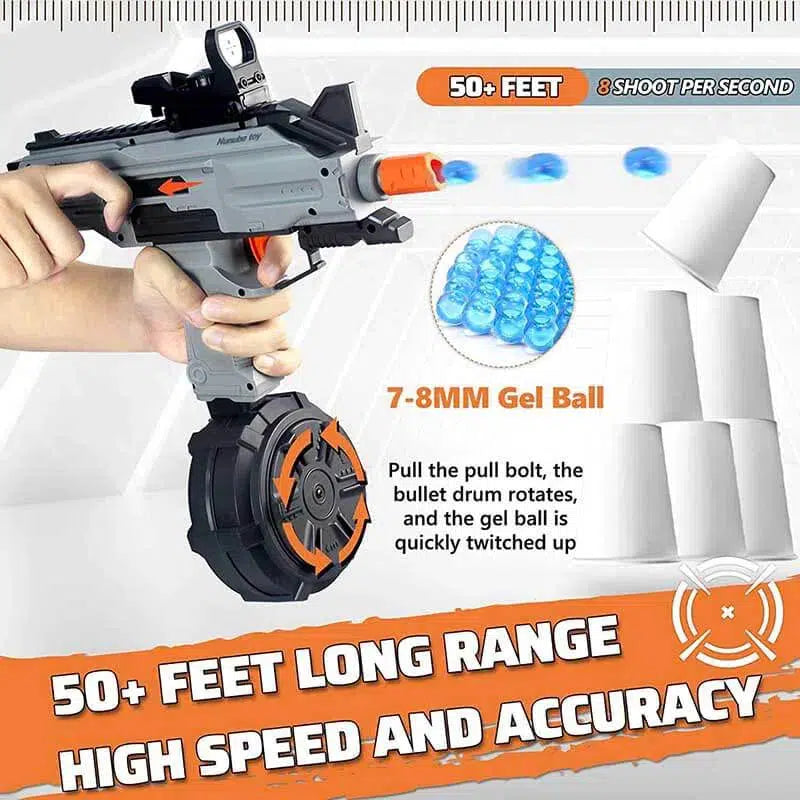 Sembolong UZI Gel Blaster With Rotary Drum