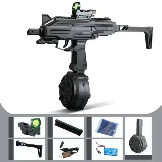 Sembolong UZI Gel Blaster With Rotary Drum