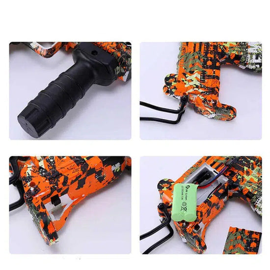 Hopper Fed Electric Plastic UZI SMG Orbeez Gun