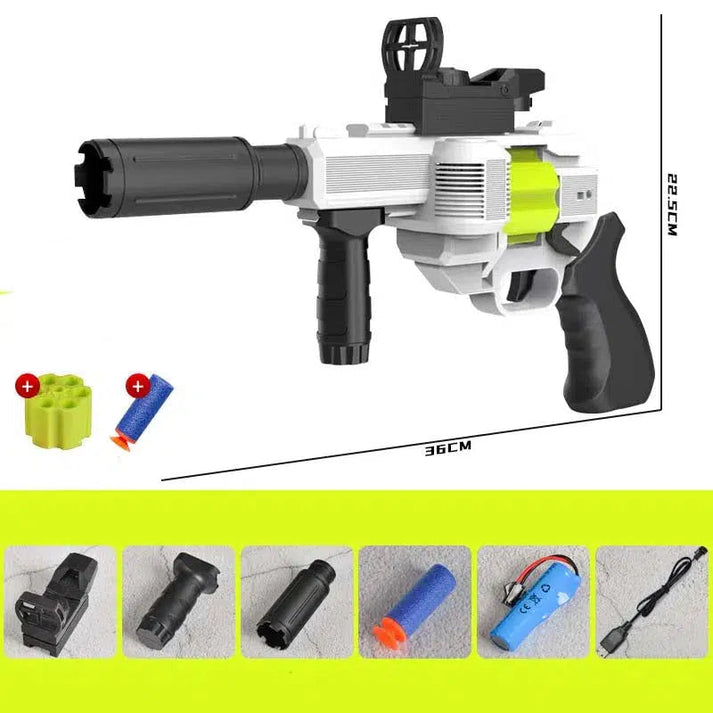 Python Revolver Nerf 007 Revolver Dual-Turbo System Electric Nerf Pistol – RNGCA