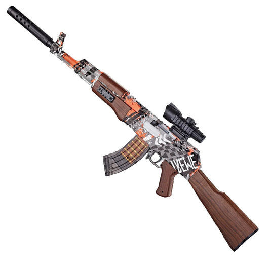 Semi Automatic AK47 Rifle realistc nerf guns