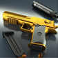 realistic Golden Desert Eagle pistol nerf guns