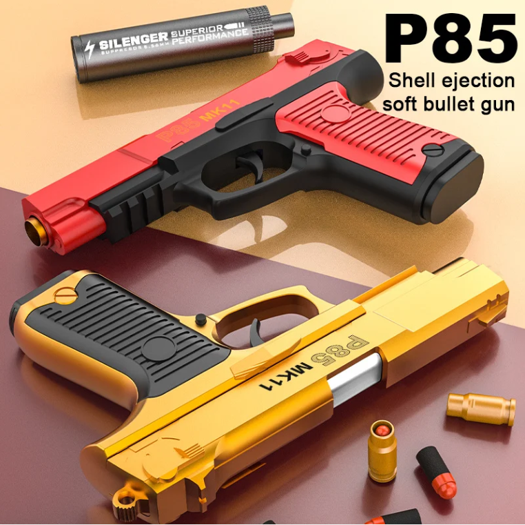 Shell Ejecting p85 mk11 pistol nerf guns