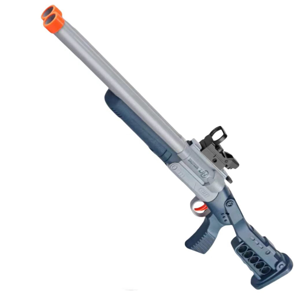 Double-barreled shell-ejecting shotgun nerf shotgun