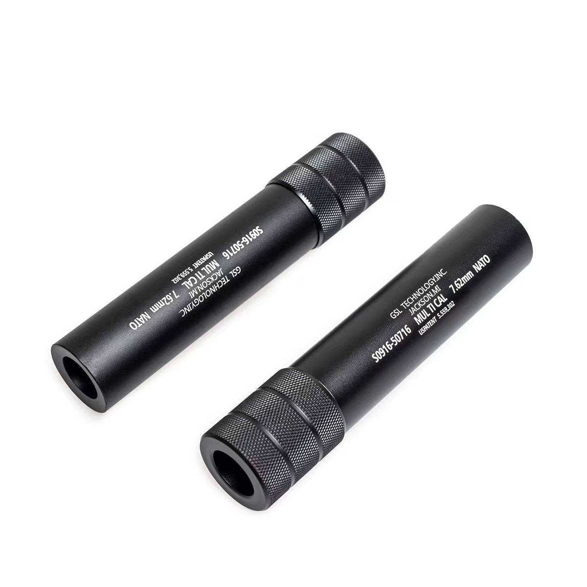 14mm, 19mm Dual Interface Metal Silencer Suppressor