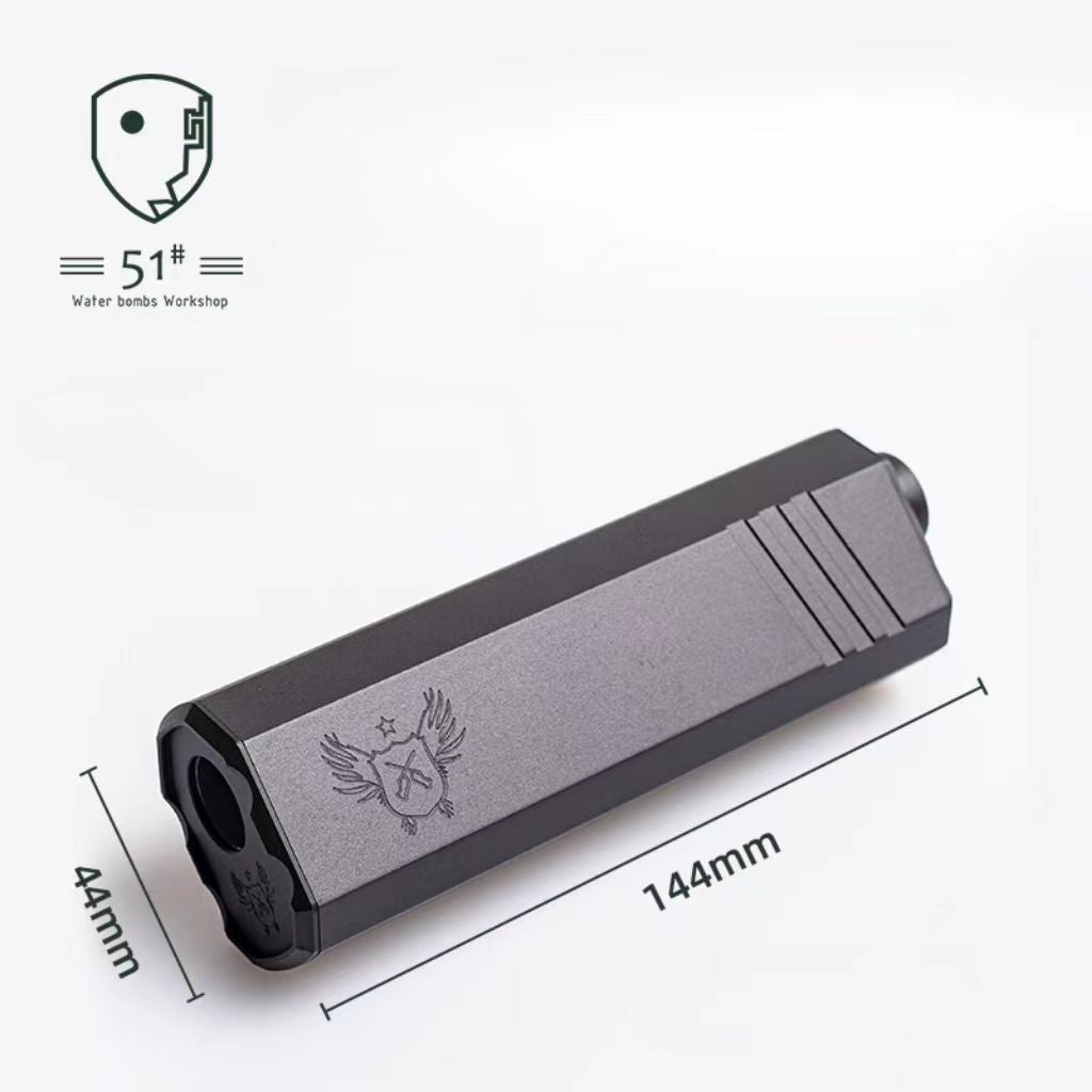 14mm CCW Interface Osprey Metal Silencer Suppressor