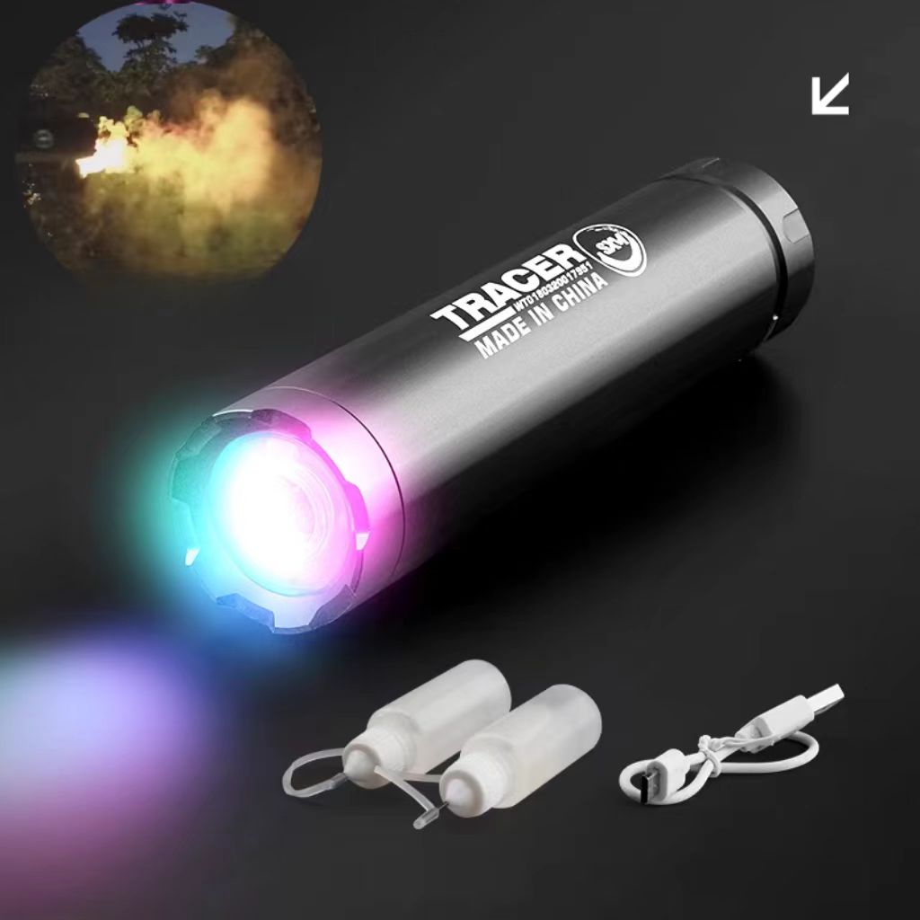 14mm CCW Rainbow Luminous Smoke Silencer Suppressor