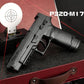 black realistic p320-m17 pistol gel blaster