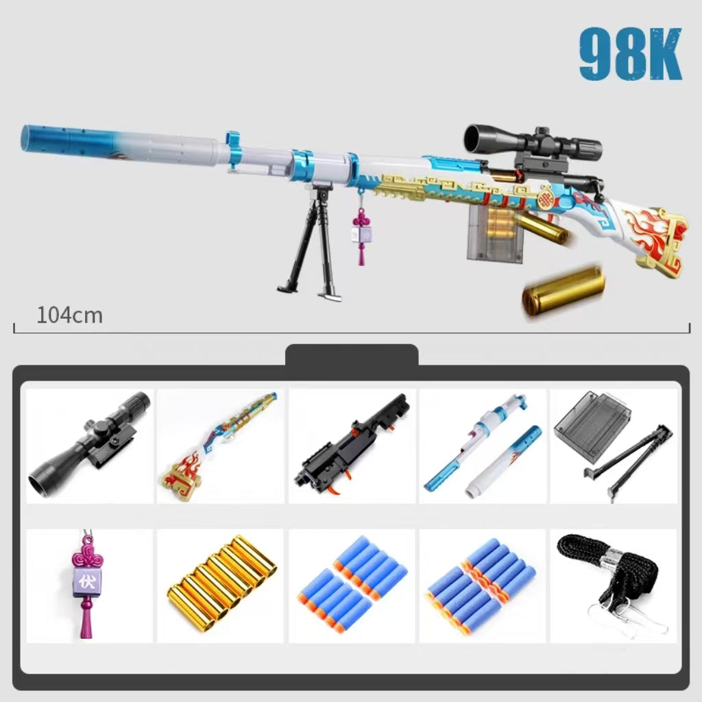 Demon Wars Kar98k sniper rifle nerf gun