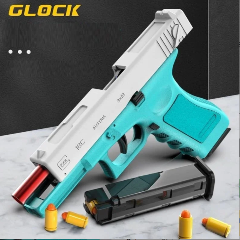 Automatic Shell Ejection Nerf Glock 18 Pistol