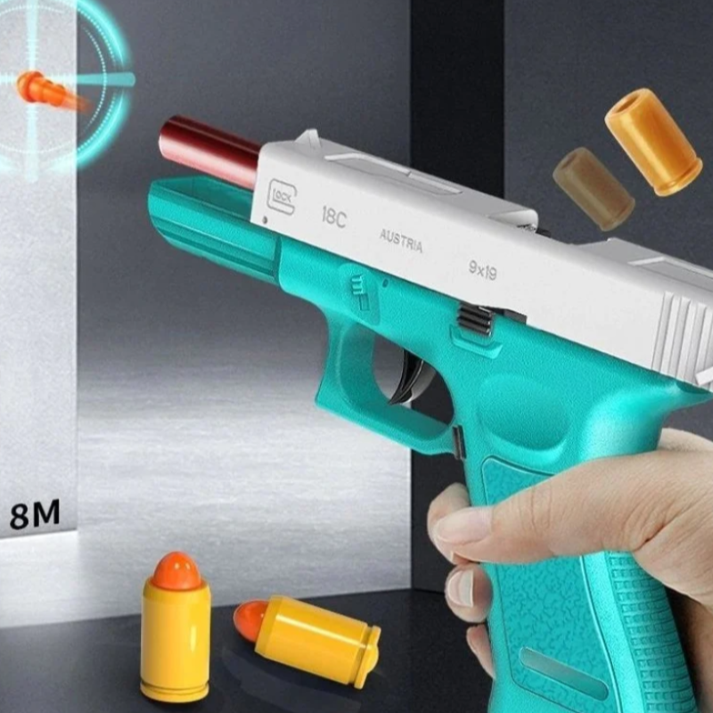 Automatic Shell Ejection Nerf Glock 18 Pistol