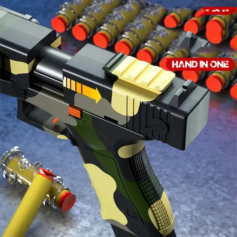 Manual automatic Glock foam dart blaster