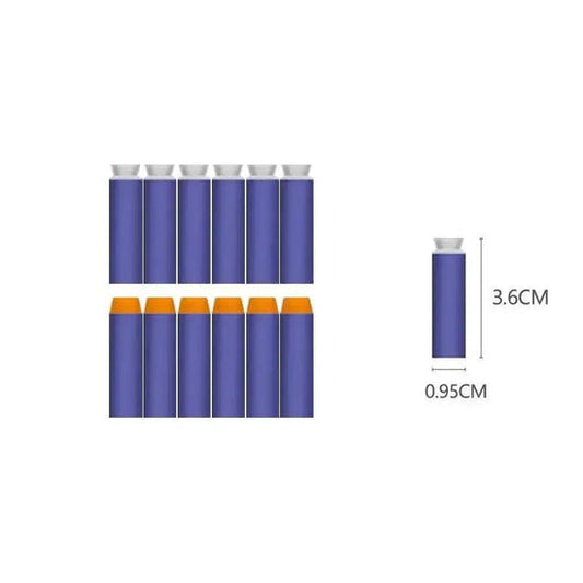 36*9.5mm XYL ZP5 EVA Foam Darts Ammo