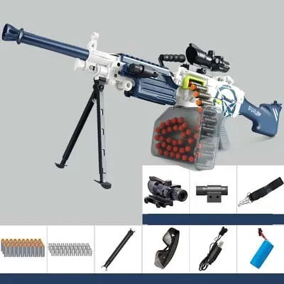 M249 machine gun foam dart Nerf blaster